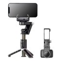 Gimbal/statyw z lampą APEXEL Q18 (czarny) APEXEL