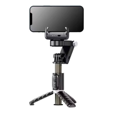 Gimbal/statyw z lampą APEXEL Q18 (czarny) APEXEL Gimbal/statyw z lampą APEXEL Q18 (czarny) APEXEL
