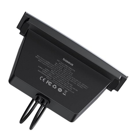 Hub Baseus T-Space z kablem USB-C do USB-C dla Tesla (czarny) Baseus Hub Baseus T-Space z kablem USB-C do USB-C dla Tesla (czarny) Baseus