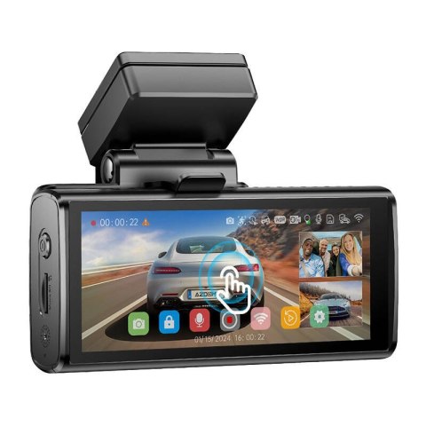 Kamera przednia 4K, tylna 1080p i wewnętrzna 1080p Azdome M580, WiFi 5GHz, GPS, G-Sensor + karta pamięci 64GB Azdome Kamera przednia 4K, tylna 1080p i wewnętrzna 1080p Azdome M580, WiFi 5GHz, GPS, G-Sensor + karta pamięci 64GB Azdome