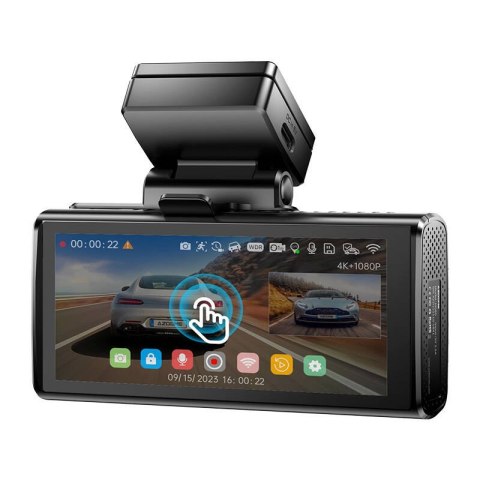 Kamera przednia 4K, tylna 1080p i wewnętrzna 1080p Azdome M580, WiFi 5GHz, GPS, G-Sensor + karta pamięci 64GB Azdome Kamera przednia 4K, tylna 1080p i wewnętrzna 1080p Azdome M580, WiFi 5GHz, GPS, G-Sensor + karta pamięci 64GB Azdome
