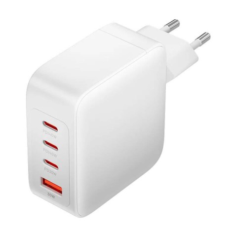 Ładowarka sieciowa, Vention, FEIW0-EU, 3xUSB-C, USB- A, 140W/140W/30W/18W, GaN (biała) Vention