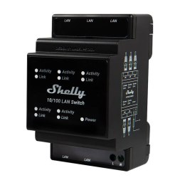 Przełącznik Ethernet z 5 portami RJ45 Shelly LAN Switch Shelly