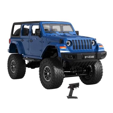 Samochód zdalnie sterowany RC na pilota 1:14 Double Eagle (niebieski) Jeep Crawler Pro E340-003 Double Eagle Samochód zdalnie sterowany RC na pilota 1:14 Double Eagle (niebieski) Jeep Crawler Pro E340-003 Double Eagle