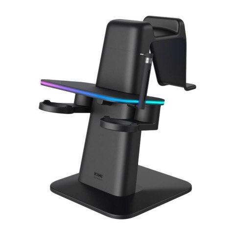 Stacja ładująca RGB Kiwi Design QC03 do Meta Quest 3/Quest 2/Quest PRO czarna KiwiDesign Stacja ładująca RGB Kiwi Design QC03 do Meta Quest 3/Quest 2/Quest PRO czarna KiwiDesign