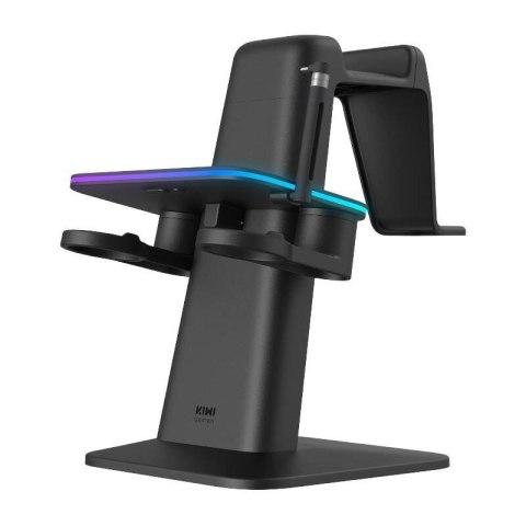 Stacja ładująca RGB Kiwi Design QC03 do Meta Quest 3/Quest 2/Quest PRO czarna KiwiDesign Stacja ładująca RGB Kiwi Design QC03 do Meta Quest 3/Quest 2/Quest PRO czarna KiwiDesign