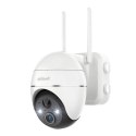 Bezprzewodowa kamera zewnętrzna WiFi 3MP ieGeek ZS-GX1S biała 5200mAh IeGeek
