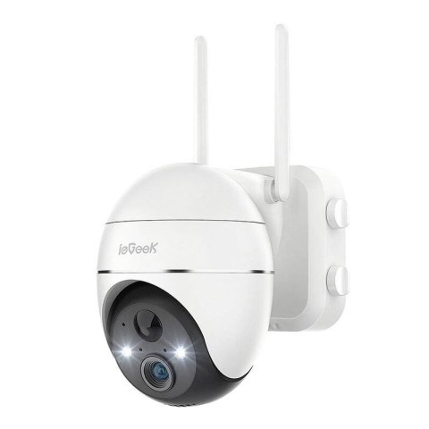 Bezprzewodowa kamera zewnętrzna WiFi 3MP ieGeek ZS-GX1S biała 5200mAh IeGeek Bezprzewodowa kamera zewnętrzna WiFi 3MP ieGeek ZS-GX1S biała 5200mAh IeGeek