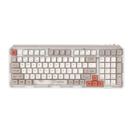 Klawiatura Bezprzewodowa Z980 ProMax MIIIW 2.4G (Kawowy) MIIIW