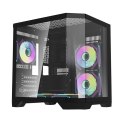 Obudowa komputerowa Darflash FT350 + 5 wentylatory aRGB (czarny) Darkflash