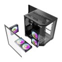 Obudowa komputerowa Darflash FT350 + 5 wentylatory aRGB (czarny) Darkflash