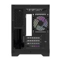 Obudowa komputerowa Darflash FT418 + 6 wentylatory aRGB (czarny) Darkflash