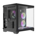 Obudowa komputerowa Darflash FT418 + 6 wentylatory aRGB (czarny) Darkflash