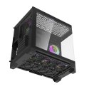 Obudowa komputerowa Darflash FT418 + 6 wentylatory aRGB (czarny) Darkflash