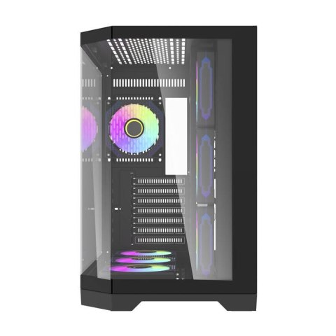 Obudowa komputerowa Darflash FT418 PRO + 7 wentylatory aRGB (czarny) Darkflash Obudowa komputerowa Darflash FT418 PRO + 7 wentylatory aRGB (czarny) Darkflash