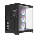 Obudowa komputerowa Darflash FT418 PRO + 7 wentylatory aRGB (czarny) Darkflash