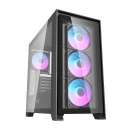 Obudowa komputerowa Darkflash DRX90 glass (czarny) Darkflash