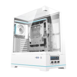 Obudowa komputerowa Darkflash DY450 PRO (biała) + 1 wentylator Darkflash
