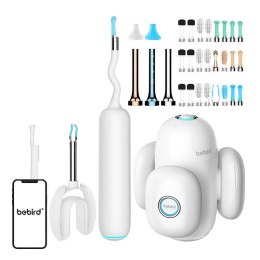 Otoskop z kamerą do czyszczenia uszu Bebird Home 30S (biały) Bebird