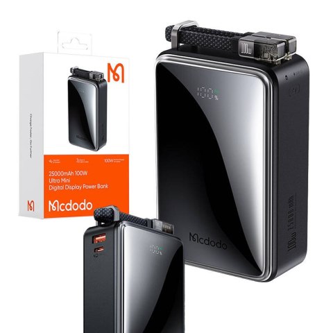 Power Bank Mcdodo MC-0561 Digital Dis 25000mAh,100W (czarny) Mcdodo Power Bank Mcdodo MC-0561 Digital Dis 25000mAh,100W (czarny) Mcdodo