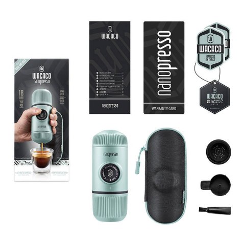 Przenośny ekspres do kawy WACACO Nanopresso Arctic Blue + Etui WACACO Przenośny ekspres do kawy WACACO Nanopresso Arctic Blue + Etui WACACO
