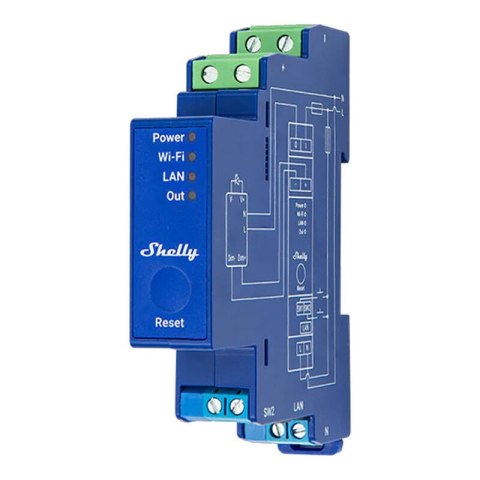 Sterownik Oświetlenia Shelly Pro Dimmer 0/1-10V PM WiFi/Bluetooth Shelly Sterownik Oświetlenia Shelly Pro Dimmer 0/1-10V PM WiFi/Bluetooth Shelly