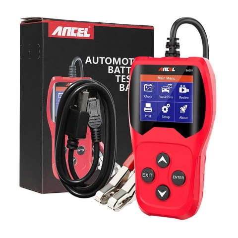 Tester akumulatorów Ancel BA201 8-16 V DC Ancel Tester akumulatorów Ancel BA201 8-16 V DC Ancel