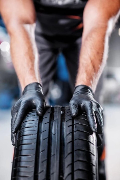Rękawice Nitrylowe 50 szt. Gogrip Black - 10 op. (M 7-8) Rękawice Nitrylowe 50 szt. Gogrip Black - 10 op. (M 7-8)