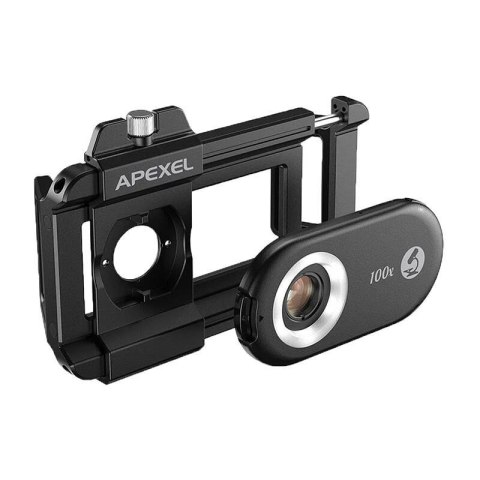 3x Obiektyw / mikroskop CPL do smartfona Apexel APL-MS3IN1, 200x / 150x / 100x APEXEL 3x Obiektyw / mikroskop CPL do smartfona Apexel APL-MS3IN1, 200x / 150x / 100x APEXEL