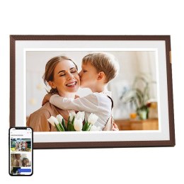 Cyfrowa ramka na zdjęcia Arzopa D10 (ciemny brąz) 10.1