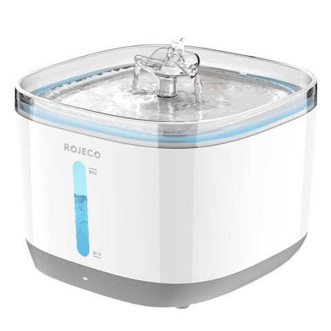 Inteligentna fontanna/poidło dla zwierząt Rojeco Wireless 2,5L Rojeco Inteligentna fontanna/poidło dla zwierząt Rojeco Wireless 2,5L Rojeco