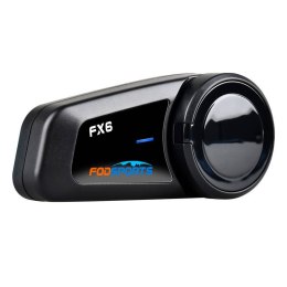 Interkom motocyklowy Fodsports FX6 (czarny) Fodsports