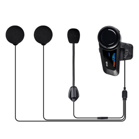 Interkom motocyklowy Fodsports FX6 (czarny) Fodsports Interkom motocyklowy Fodsports FX6 (czarny) Fodsports