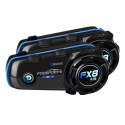 Interkom motocyklowy Fodsports FX8 Air dwupak (czarny) Fodsports