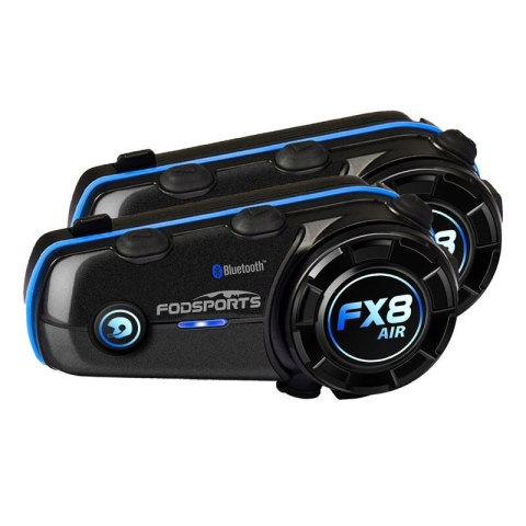 Interkom motocyklowy Fodsports FX8 Air dwupak (czarny) Fodsports Interkom motocyklowy Fodsports FX8 Air dwupak (czarny) Fodsports
