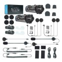 Interkom motocyklowy Fodsports FX8 Air dwupak (czarny) Fodsports