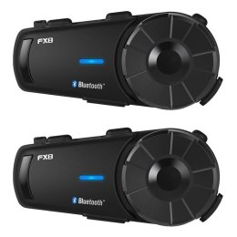 Interkom motocyklowy Fodsports FX8 dwupak (czarny) Fodsports
