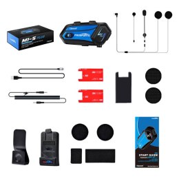 Interkom motocyklowy Fodsports M1-S Plus (czarny) Fodsports