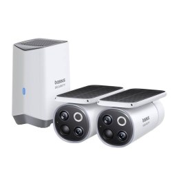 Kamera zewnętrzna Baseus S1 Pro 3K Dual (biała) Baseus