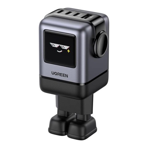 Ładowarka sieciowa Ugreen Nexode RG (Robot GaN), 3x USB-C + USB, 100W (czarna) UGREEN Ładowarka sieciowa Ugreen Nexode RG (Robot GaN), 3x USB-C + USB, 100W (czarna) UGREEN