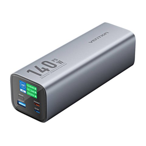 Powerbank Vention wyświetlacz LED 27000mAh 140W FHVH0 (szary) Vention