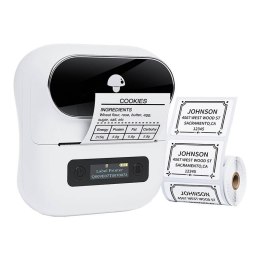 Przenośna drukarka etykiet Phomemo M220 (biala) Phomemo