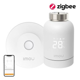Zestaw głowica termostatyczna ZigBee IMOU KIT-TRV1-EU-2 z 6 adapterami i bramką IMOU