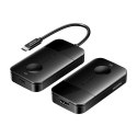 Bezprzewodowy transmiter / odbiornik Vention USB-C do HDMI 0.15m (czarny) Vention