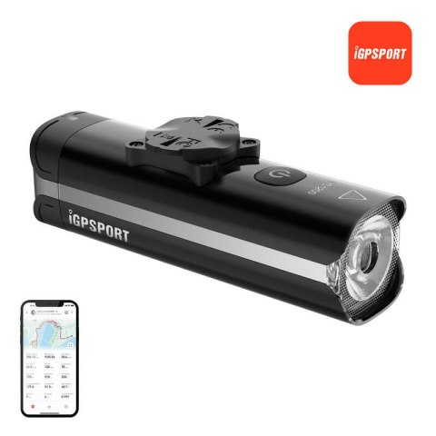 Lampka rowerowa, przednia iGPSPORT VS1200 z M80 smart IGPSPORT Lampka rowerowa, przednia iGPSPORT VS1200 z M80 smart IGPSPORT