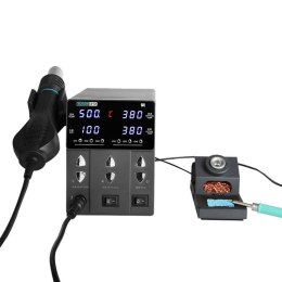 Stacja lutownicza SUGON 212 Hot Air + Lutownica kolbowa T12 SUGON