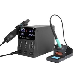 Stacja lutownicza SUGON 212 Hot Air + Lutownica kolbowa T12 SUGON