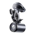 Uchwyt rowerowy Baseus PrimeTrip 2 w 1, uchwyt na telefon + latarka (czarny) Baseus