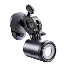 Uchwyt rowerowy Baseus PrimeTrip 2 w 1, uchwyt na telefon + latarka (czarny) Baseus