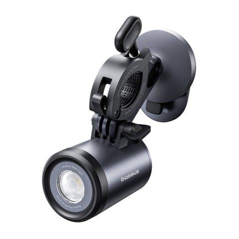 Uchwyt rowerowy Baseus PrimeTrip 2 w 1, uchwyt na telefon + latarka (czarny) Baseus Uchwyt rowerowy Baseus PrimeTrip 2 w 1, uchwyt na telefon + latarka (czarny) Baseus